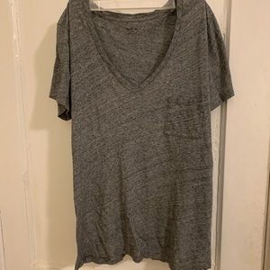 Madewell women’s gray short sleeve t-shirt